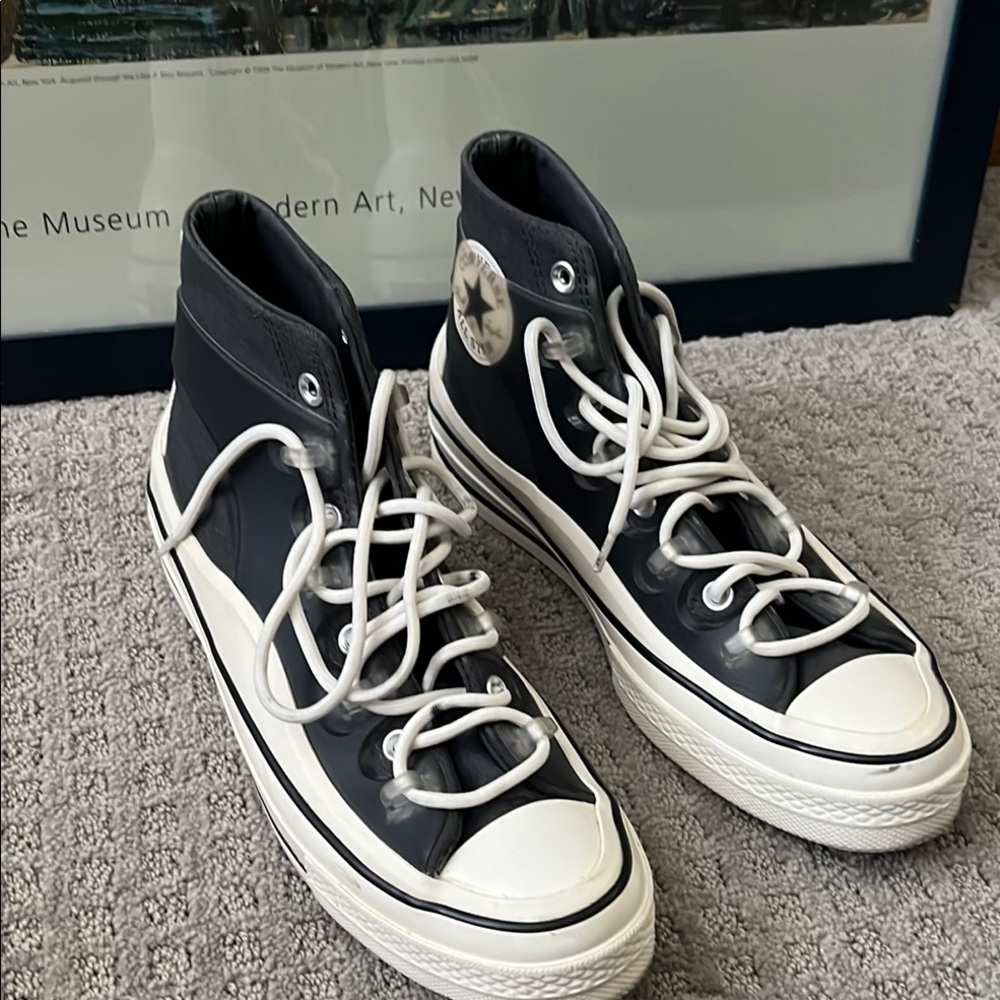 Converse Black and White High-Tops